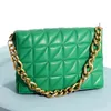 Nxy Handbag Branded Women s Shoulder Bags Thick Chain Quilted Purses and Clutch Ladies Hand Bag 0214