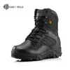 Mannen Militaire Tactische Laarzen Winterleer Zwart Special Force Desert Enkle Combat Laarzen Veiligheid Werkschoenen Leger Laarzen 210831