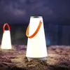 Creative LED Night Light Home Table Lâmpada USB Recarregável Portátil Toque Sem Fio Interruptor Ao Ar Livre Acampamento de Acampamento Luz