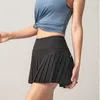 Shorts kvinnor leggings yoga anpassa sport kjol utomhus fitness som kör snabb torr anti -ljusfodrad blackkj84