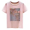 Pink Summer T shirt Women Tops White T Korean Clothes Short Sleeve Casual Purple Sequins Diamond Tee Femme 210623