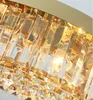 Le salon simple en cristal moderne de lustres allume l'éclairage décoratif LED de chambre à coucher de luxe