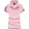 Womens Polo T Shirt Classic Summer Tee Animal Embroidery Authentic Women Casual mode Kort ärm xxx