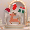 Barn Christmas Toys Party Gifts Bubble Puzzle Push Per Ping Board Game Xmas Hat Stocking Elk Shape poo-its Tidiga pedagogiska pojkar flickor Toy G87ICOQ5384151