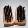 7.1*3.3cm Plastic Wire Shoes Brush Multipurpose Shoes Cleaning Brush Decontamination Care Wax Polishing Oil Brush Wooden Brushes BH4496 WXM