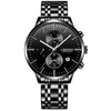Montres sur les bracelets montres pour hommes chronographes de mode
