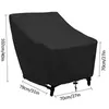 Chair Covers Outdoor Waterproof Cover Garden Furniture Rain Sofa Protection Dustproof Oxford Cloth Storage CNIM