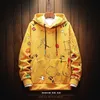 Ruppshch Erkekler Hoodie Erkek Kadın Bahar Kazak Japon Sokak Harajuku Giyim Boy Basılı Anime Kazak Erkekler 210728