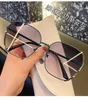 2021 Sunglasses Women's Fashionable Korean-Style UV-Proof round Face Large Slimming