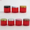 24 X Travell 60g Red Pet Crème Contenants Cosmétiques Jar 60cc 2oz Make Up BottlesBood