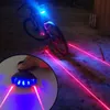 Водонепроницаемый велосипед велосипедных задних фонарей светодиодные лазерные предупреждающие велосипеды велосипедные велосипедные велосипеды аксессуары свет