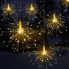 Hangende Starburst String Light DIY Vuurwerk Koperen Fairy Garland Outdoor Twinkle Lights