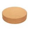 100PCS Classic Round Plain Cork Coasters Drick Vin Mats Mat Idéer För Bröllop och Party Gift LX6525 9154