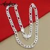 Collier homme 8MM 20 '' 50cm mode 925 chaîne de bijoux en argent pour femmes qualité masculine