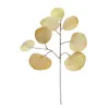 Couronnes de fleurs décoratives simples feuilles d'eucalyptus artificielles plantes feuilles tiges de verdure veine décoration de mariage maison bricolage fête boutique accessoire