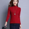 Femme pull automne et hiver chaud femmes pull à manches longues décontracté hauts tricotés 210427