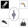Trendig uggla blå ond öga nyckelring bil nyckel ring handväska charm hängande smycken gåva för skydd och välsignelse söta tillbehör g1019