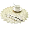 Mats & Pads Heat Insulating Hollow Placemat Fashion Restaurant Bowl Mat Resistant Pot Holder Tea Cup Milk Coffee For Cafe