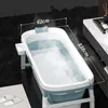 Banheira banheira assentos adultos dobráveis ​​banheira plástico piscina de bebês crianças barril de banho casa grande isolamento de banheira portátil com tampa