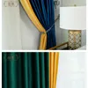 Curtain & Drapes Dutch Velvet Nordic For Bedroom Living Room Mediterranean Light Luxury Villa Window Curtains Finished Home Custom