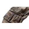 Mann Cargo Hosen Militärischen Stil Taktische Armee Hosen Tasche Jogger Gerade Lose Baggy Camouflage Männer Kleidung 220118