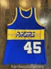 Stitched Custom Vintage Chuck Person # 45 Jersey Män Kvinnor Youth Basketball Jerseys XS-6XL