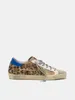 2022 New Retro Golden Super star Sneakers Donna classico Bianco Do-old Dirty hot pink leopard python Glitter materiale stella nera Scarpe firmate