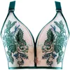 Weseelove Large Size Exquisite Embroidered Bra Plus Size Women Gorge Push Up Thin Full Cup Bust Underwear Light Color X35 W 211217
