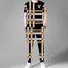 21ss Hommes Survêtements Design De Mode T-Shirt + Pantalon 2 Pièces Ensembles Costume De Couleur Unie De Haute Qualité Hommes Survêtements Pour Femmes Hip Hop Joggers Pour Hommes Plus La Taille L-4XL