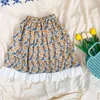 Printemps nouveau bébé filles jupes florales mode enfants filles doux jupes dentelle bord enfants Costumes 210413