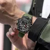 SMAEL Brand Fashion Watch Men Waterproof Sports Military Watches 1545 Men's Luxury Wristwatch Analog Quartz Dual Display Watch 210804