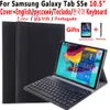 Étui au clavier pour Samsung Galaxy Tab S5E 10.5 2019 SM-T720 SM-T725 T720 T725 pour Samsung Tab S5E Couvercle du clavier + film + stylo