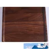 DHL Rectangle Black Walnut Plats حساسة المطبخ الخشب الفاكهة الخضار أطباق كعكة متعدد الحجم شاي الطعام وجبة خفيفة DD4380473