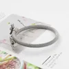 Tijd beperkte trendy fijne sieraden pulseiras nieuwe mode-sieraden armbanden voor vrouwen roestvrijstalen elastische bloem armbanden q0719