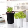 Plastic Round Succulents Pots Flowers Cultivate Bottom Breathable Flower Pot Flower Planter Home Breed Garden223U7124030