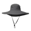 Cappello da pescatore mimetico Forniture per feste Camouflage all'aperto Cappellini Foglia sportiva Giungla Berretto militare Cappelli da pesca Protezione solare Garza Cowboy Packable Army BucketZYY951