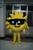 Real Picture Sonnenblumen-Maskottchen-Kostüm, Kostüm für Halloween, Karneval, Party, unterstützt individuelle Anpassung