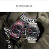 Smael 브랜드 군사 시계 육군 LED 백라이트 패션 남성 시계 캐주얼 남자 시계 큰 다이얼 1701 스포츠 시계 5Bar 방수 Q0524