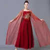 Женщины Hanfu Китайский традиционный народный костюм Хан династия танцевальная сцена носить леди фея косплей одежда вышитый восточный древний костюм