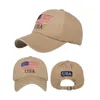 Creative USA Baseball Cap Коттон вращающийся вышитый американский флаг -шап