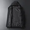 Herenjassen 2021 Spring Fashion Coat Casual Losse en Herfst Kleding Trend Tooling Jacket Solid Color Hooded