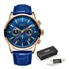 Lige 2020 New Watch Men Fashion Sport Quartz Clock Mens Watches Brand Luxury Leather Business Waterproof Watch Relogio Masculino Q0524
