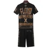 23S Designer Homens Tracksuits Shorts Camisetas Homem Camisetas Calças Curtas Floyd Mayweather 50th Gold Perfuração Quente Invicto Editionby Philipp Roupas de mangas curtas