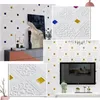 Wall Stickers 3D Bedroom Decoration Waterproof Self-adhesive Wallpaper Living Room Kitchen TV Background