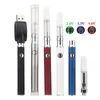 일회용 전자 담배 키트 vape 펜 0.5ml 1.0ml 카트 세라믹 팁 350mAh 배터리 두꺼운 오일 빈 분무기 기화기 펜