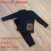 Autunno Inverno Bambini Cotone Sleepwear neonate Ragazzo Pigiama Set 2 pezzi Pigiama Top e pantaloni Set Bambini Pelliccia Tasca Pigiama 211021