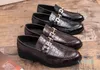 Hommes Formelle Affaires Brogue Chaussures De Luxe Hommes Crocodile Robe Chaussures Mâle Casual En Cuir Véritable De Noce Mocassins