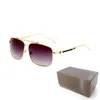 Óculos de sol femininos de designer de alta qualidade 1035 óculos de sol masculinos de luxo com proteção uv óculos masculinos gradiente dobradiça de metal moda óculos femininos com caixas originais