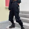 YBYr Duże kieszenie spodnie Cargo Kobiety Elastyczna Wysoka Talia Luźne Streetwear Summer Pant Baggy Taktyczne Spodnie Hip Hop Joggers Spodnie 211101
