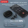 Lenovo HT05 Gerçek Kablosuz Stereo Kulaklıklar Dahili mikrofon destekli bluetooth uyumlu kulaklıklar Android iOS ter geçirmez